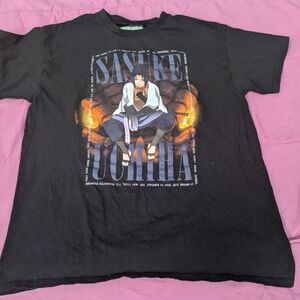 Black Anime Graphic Tee